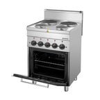 Cuisinière électrique Série 600 - 60/60 avec four électrique et grill électrique - 4 plaques de cuisson 11,7 kW