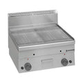Plaque à snacker à gaz Série 600 - 60/60 - rainurée - appareil de table - 10,2 kW