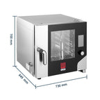 Tecnoeka Kombidämpfer Millennial Touch Screen MKF 511 TS, 5 x GN 1/1