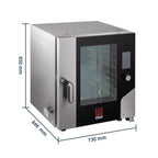 Tecnoeka Kombidämpfer Millennial Touch Screen MKF 711 TS, 7 x GN 1/1