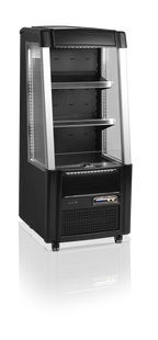 Tefcold Vitrine réfrigérée indépendante ODC60BLACK ouverte noire