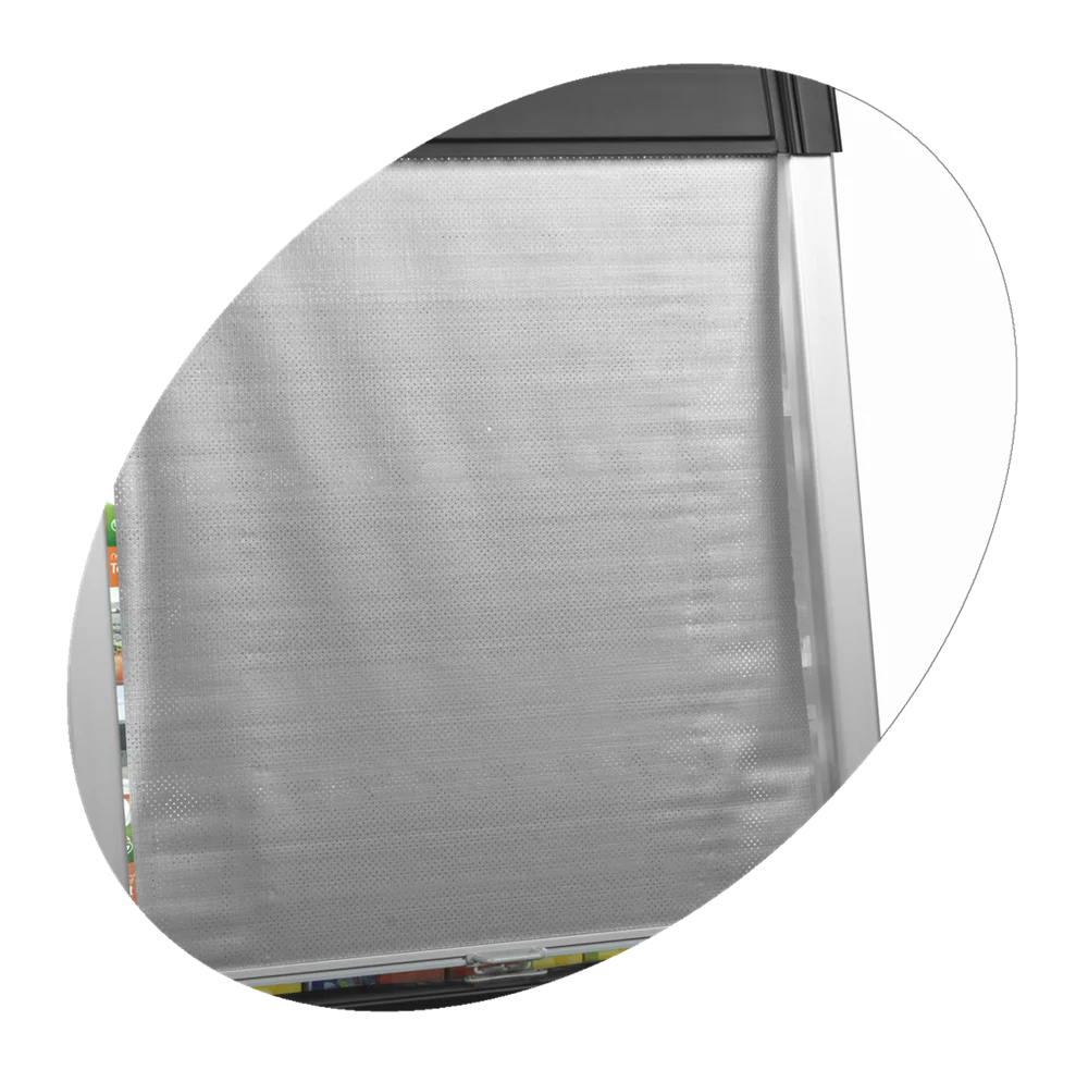 Tefcold Vitrine réfrigérée indépendante ODC60BLACK ouverte noire