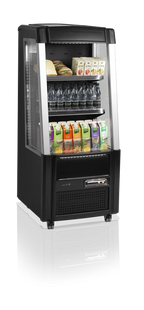Tefcold Vitrine réfrigérée indépendante ODC60BLACK ouverte noire