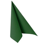 Papstar 50 serviettes ROYAL Collection pliage 1/4 40 cm x 40 cm vert foncé