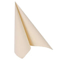 Papstar 50 serviettes ROYAL Collection pliage 1/4 40 cm x 40 cm champagne