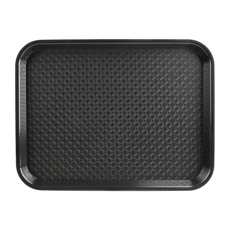 Kristallon Fast-Food-Tablett schwarz 450 x 350 mm
