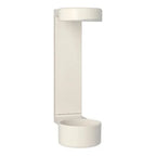 Wandhalter 19 cm x 6 cm x 9,5 cm weiss für Drückspender zum Kleben