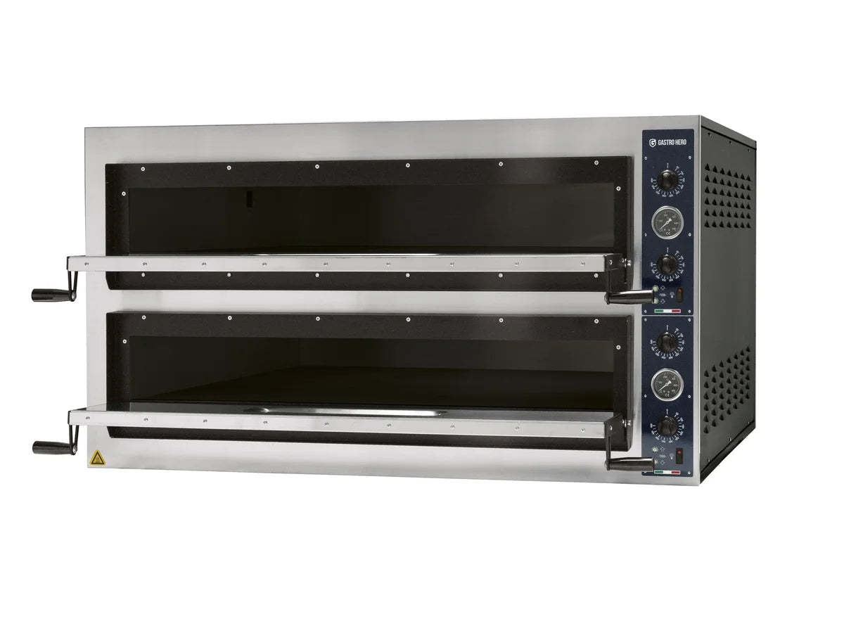 Pizzaofen PROFI PLUS 9+9x36 cm Vollschamott