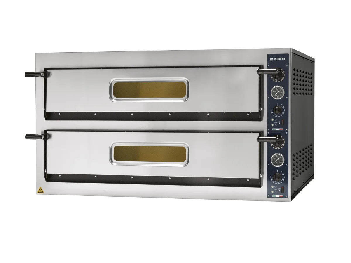 Pizzaofen PROFI PLUS 9+9x36 cm Vollschamott