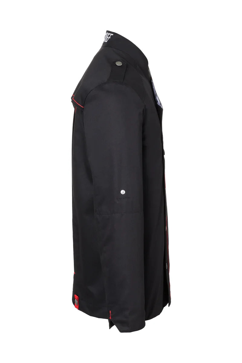 Veste de cuisine pour homme ROCK CHEF®, noire, taille : 54