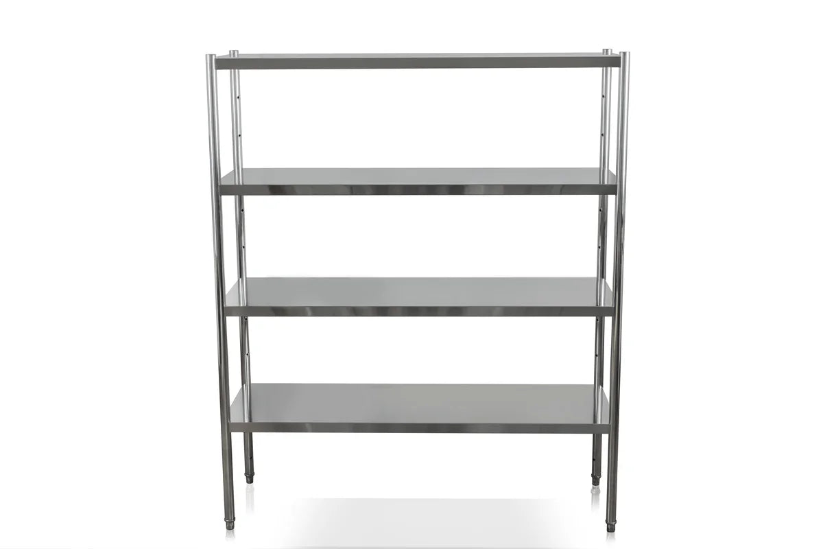 Edelstahl Regal Basic 1500x500x1800 mm, Selbstmontage