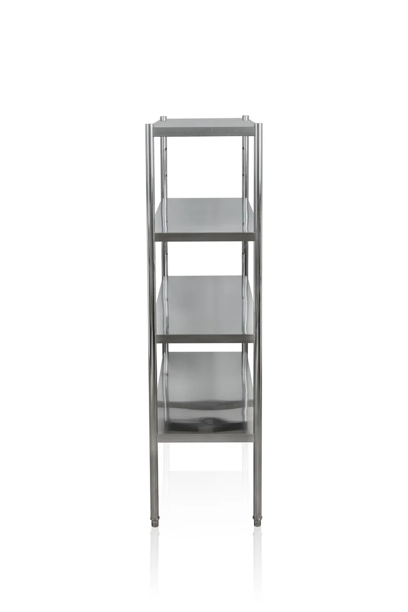 Edelstahl Regal Basic 1500x500x1800 mm, Selbstmontage