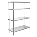Edelstahl Regal ECO 1200x500x1800 mm