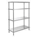Edelstahl Regal ECO 1200x500x1800 mm