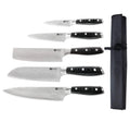 Tsuki Set de couteaux 5 pièces avec sacoche