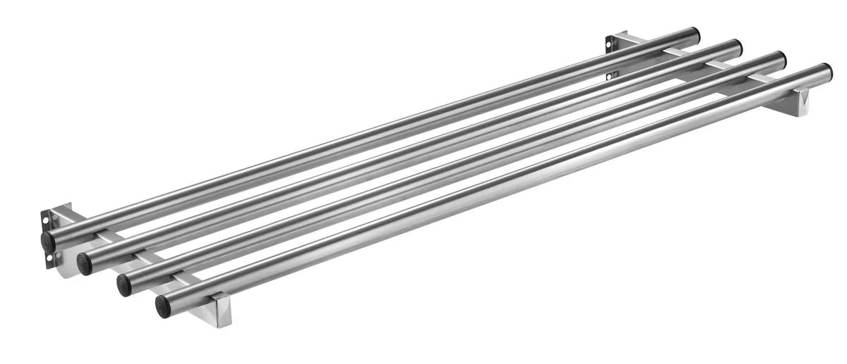 Glissière à plateaux en inox PROFI rabattable 1000x400