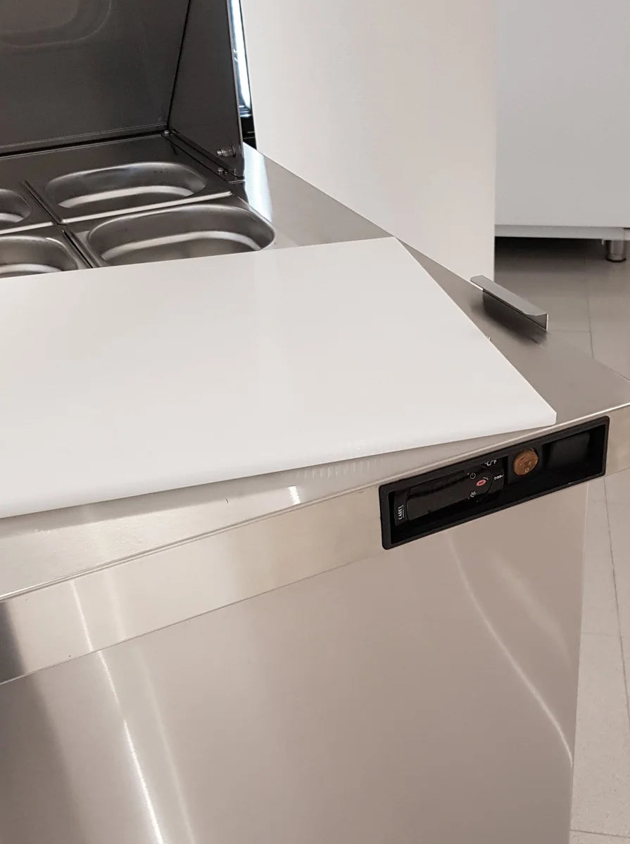 Coreco Saladette US Range 700 - 1/0 avec rehausse vitrée