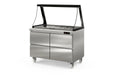 Coreco Saladette US Range 1200 - 0/4 mit Glasaufsatz