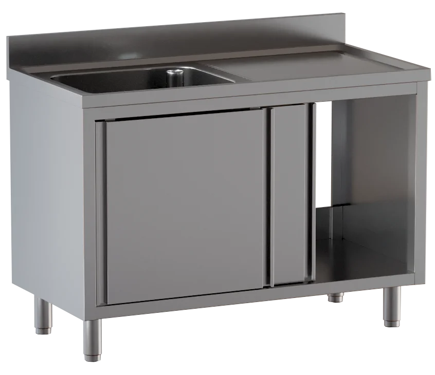 Armoire plonge ECO 12x7 avec 1 bac à gauche