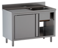 Spülschrank ECO 12x7 mit 1 Becken rechts
