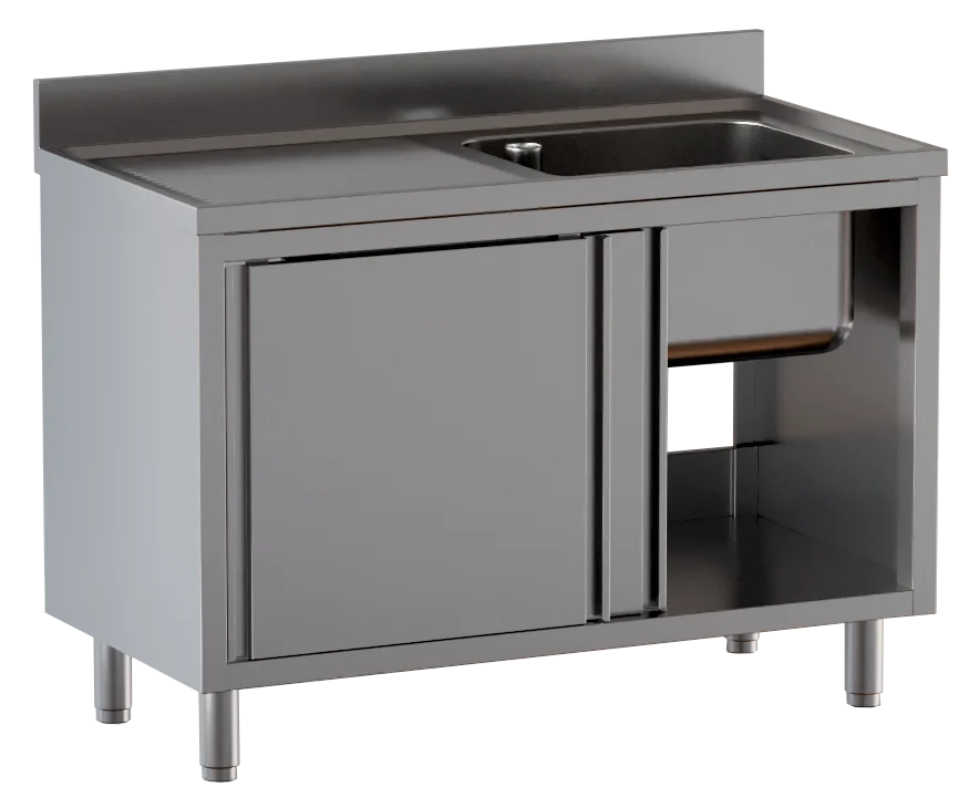 Spülschrank ECO 14x6 mit 1 Becken rechts
