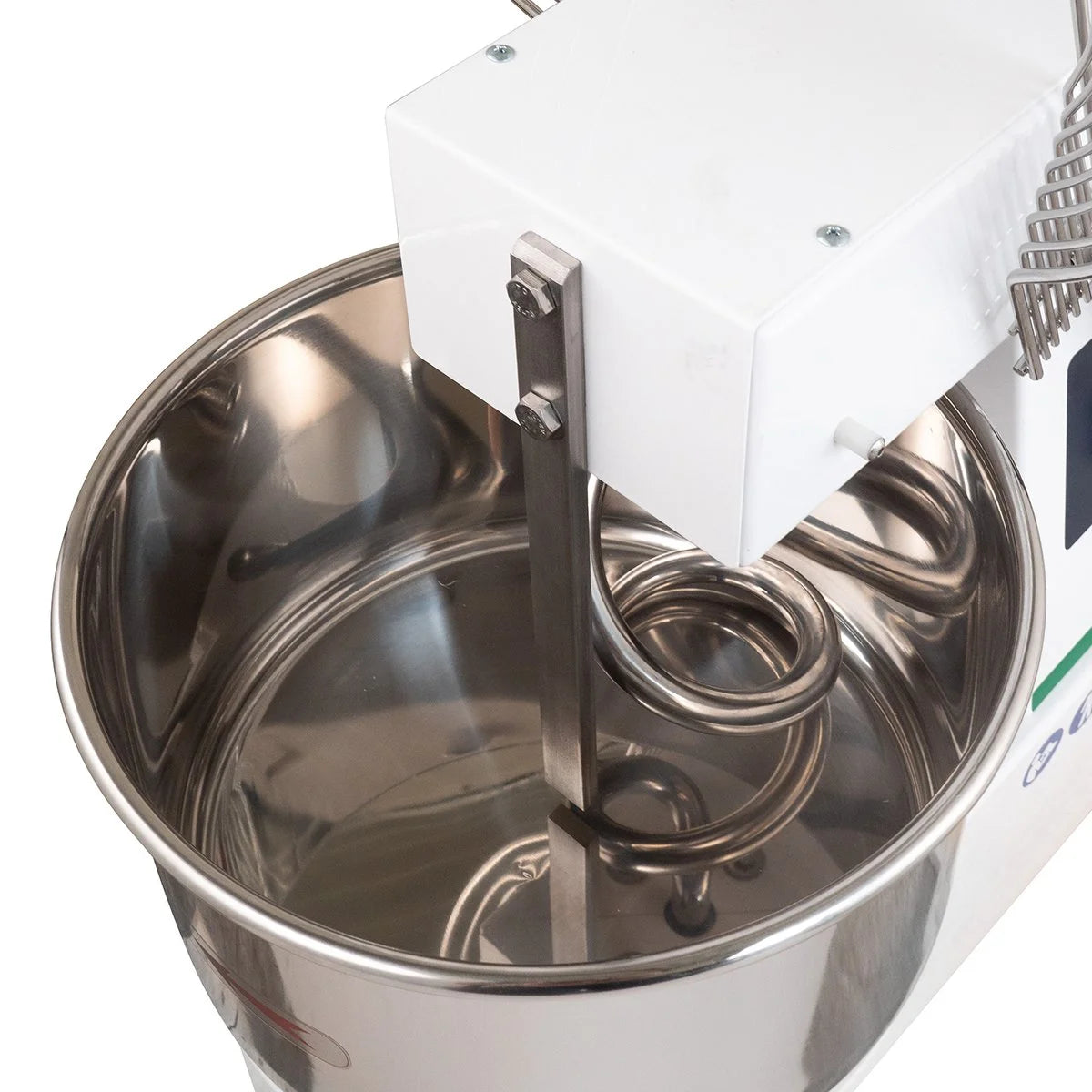 Pétrin à spirale PROFI 22 Litres 230V avec roulettes - tête fixe
