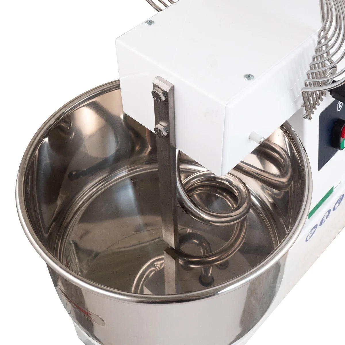 Pétrin à spirale PROFI 42 Litres 230V avec roulettes - tête basculante