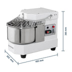 Pétrin à spirale ECO 8 230 V - tête fixe