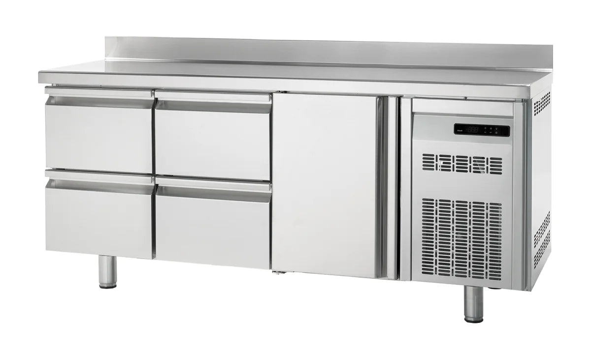 Table congélateur Premium 1/4 avec dosseret