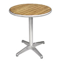 Bolero Bistrotisch Ø600 mm Eschenholz, 1 Bein