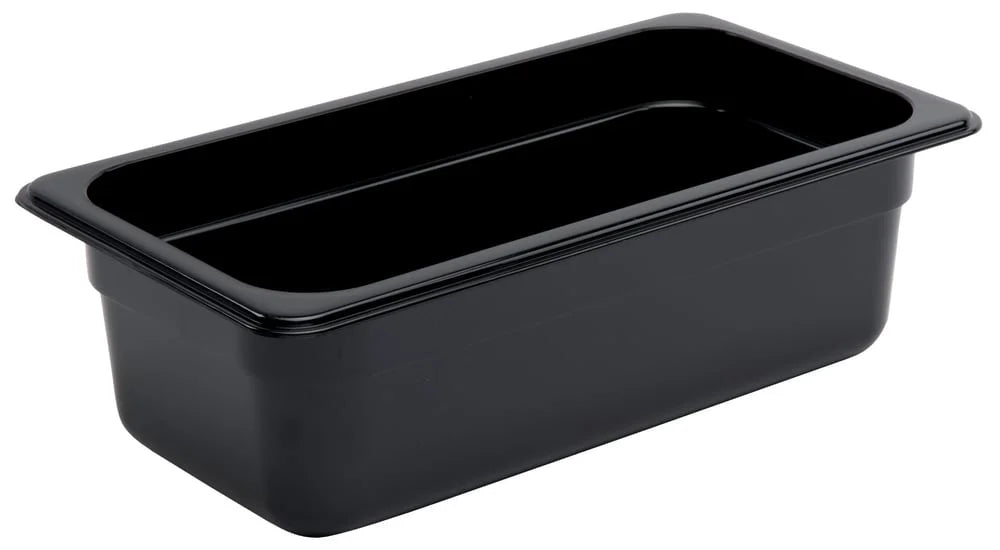 Vogue GN-Behälter GN1/3 schwarz 100 mm