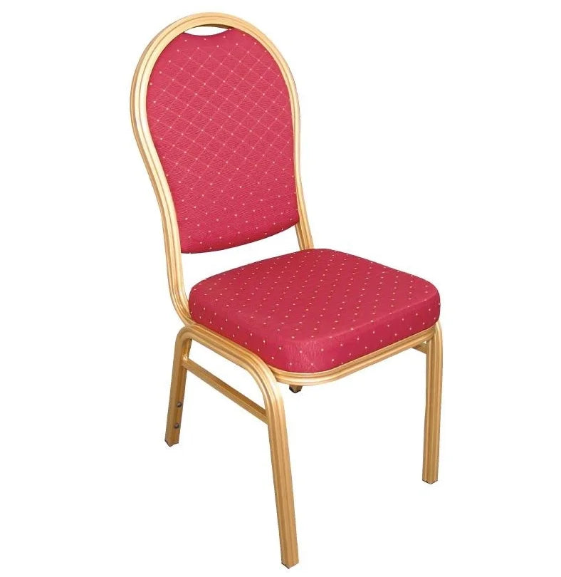 Bankettstühle Bolero mit runder Lehne, rot 4 Stück