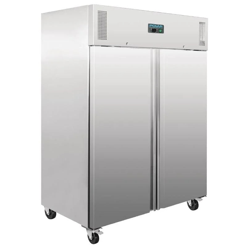 Armoire réfrigérée professionnelle Polar en inox 1300 litres