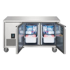 Zweitürige Kühltheke Polar U-Serie 267L
