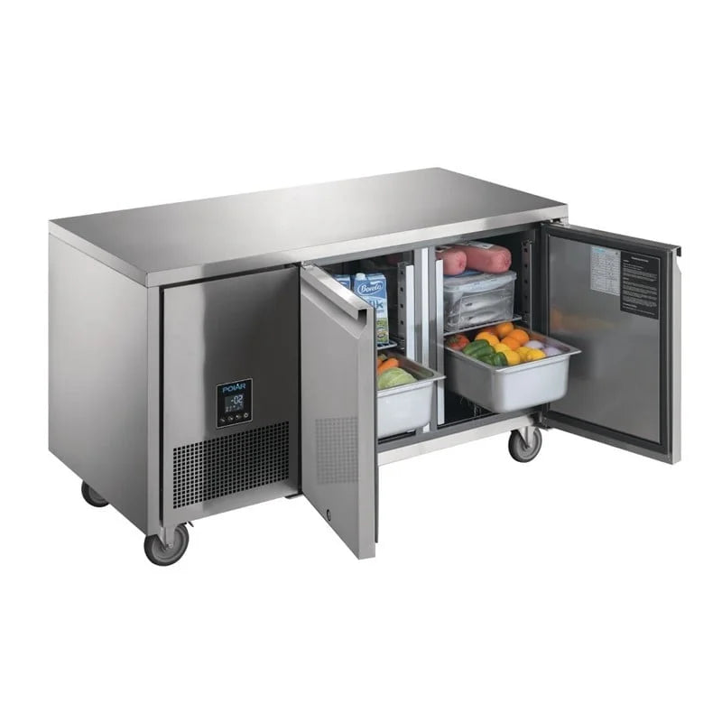 Zweitürige Kühltheke Polar U-Serie 267L