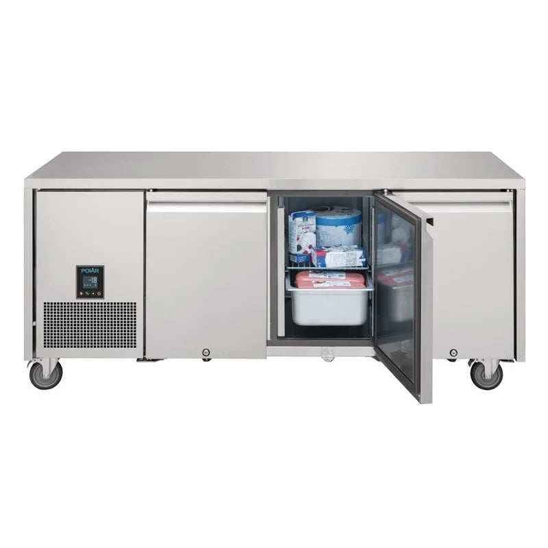 Comptoir congélateur 3 portes Polar Série U 420L