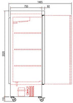 Armoire de congélation en acier inoxydable Coreco US Range 650