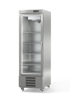 Coreco Edelstahlkühlschrank US Range 650 mit Glastür