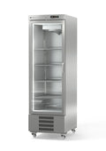 Armoire de congélation en acier inoxydable Coreco US Range 650 avec porte vitrée