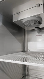 Armoire de congélation en acier inoxydable Coreco US Range 650 avec porte vitrée