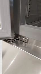Armoire de congélation en acier inoxydable Coreco US Range 2200 avec portes vitrées
