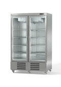 Armoire réfrigérée en acier inoxydable Coreco US Range 1400 avec portes vitrées