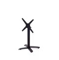 Feros X Cross niedrig Schwarz Tischgestell 740 mm