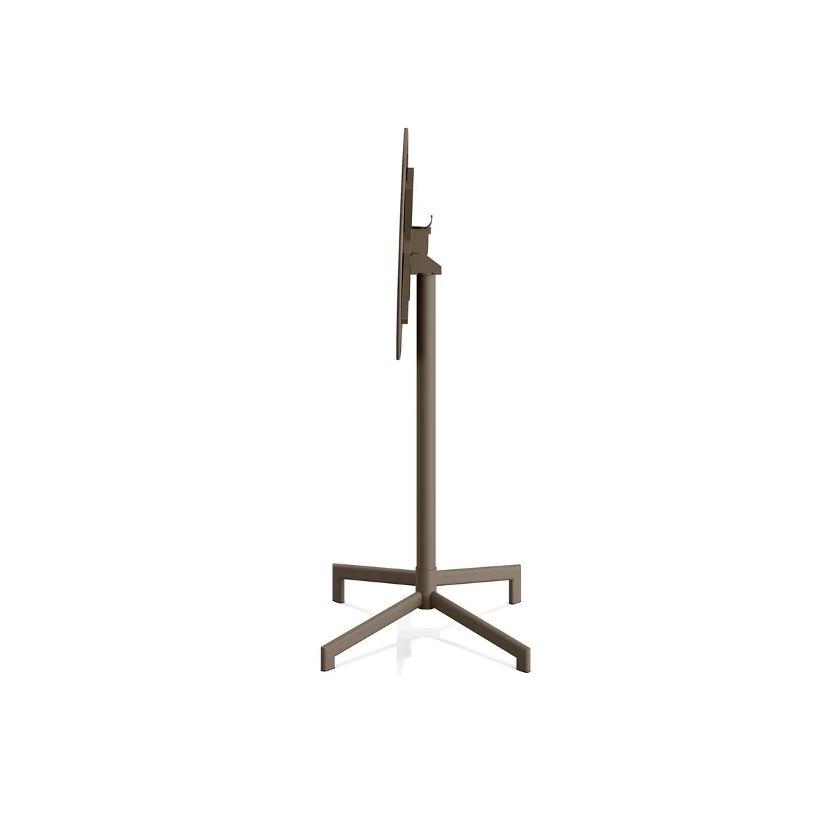 BEST Versa Table de terrasse / table haute | Réglable sur 2 hauteurs – Cappuccino