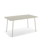 Feros Shine Gartentisch Stahl rechteckig – Beige