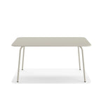 Feros Shine Gartentisch Stahl rechteckig – Beige