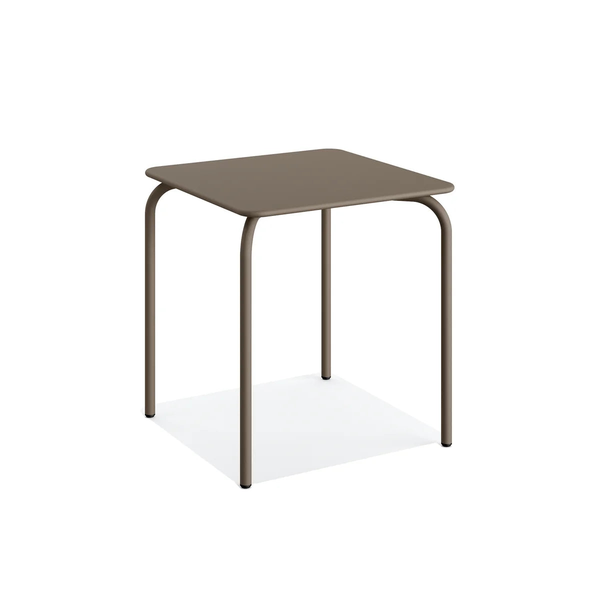 Feros Olly Terrassentisch quadratisch – Cappuccino