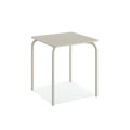Feros Table de terrasse carrée Olly – beige