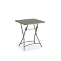 Feros Breeze Table de bistrot pliante en métal – vert