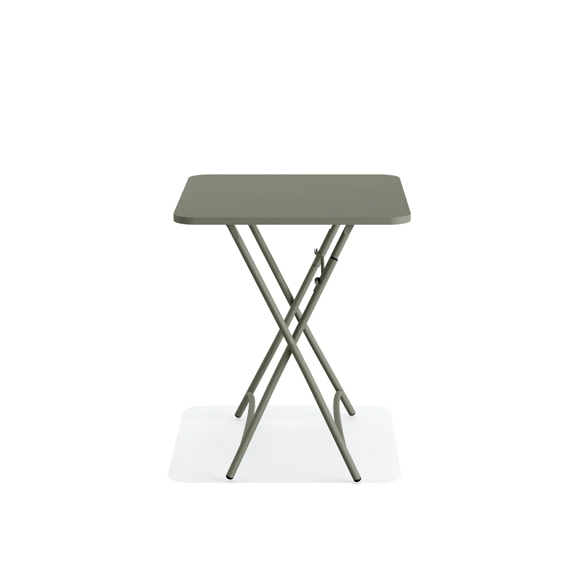 Feros Breeze Table de bistrot pliante en métal – vert